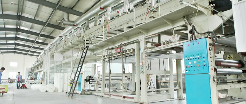 Reflective fabric factory
